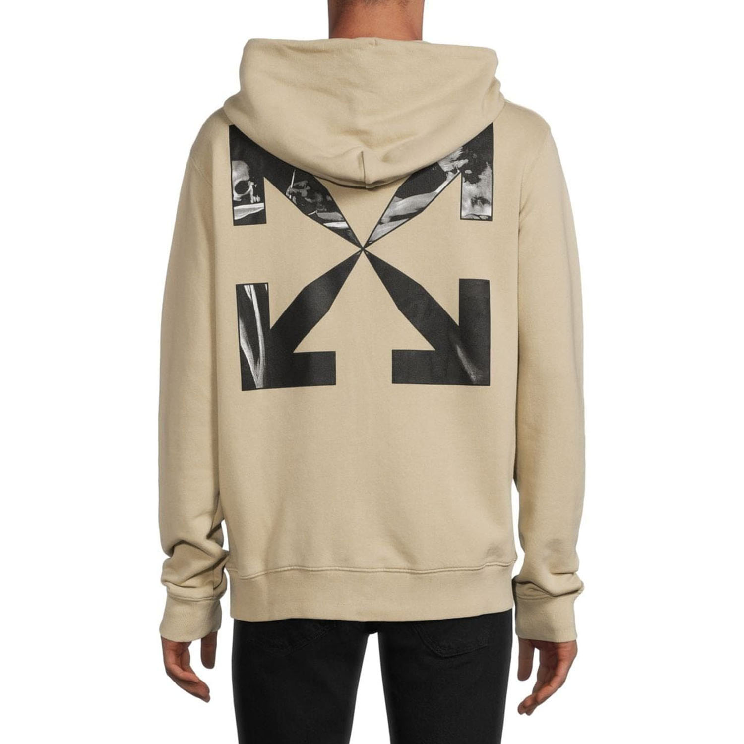 Zip-Худи Off White Caravag Arrow Slim Zip Hod Dark Sand Black по